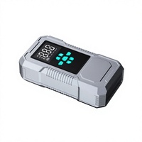 Démarreur de voiture portable 12V 1000A, pompe à air, batterie externe 5 en 1, booster de batterie d'urgence avec affichage numérique et lumière LED