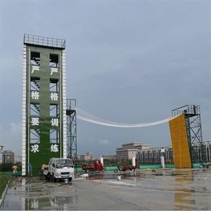 Tháp đào tạo lửa thép ngoài trời với nền tảng - Product Image 1