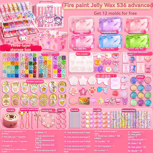 Tự Làm Tự Làm Chất Liệu Thiết Lập Cho Độ Tuổi 5-7 Năm Lửa Sơn Thạch Sáp Pinching Và Âm Nhạc-Cho Trẻ Sáng tạo - Product Image 3