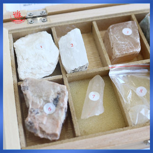 Testeur de dureté Mohs pour minéraux, testeur de dureté pour pierres, instruments de mesure, céramiques, verre, ciment, outils, boîte en bois. - Product Image 3