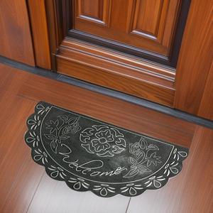 Alfombra de Entrada de Estilo Europeo Clásico, Alfombra de Bienvenida de PVC Antideslizante con Diseño Floral para la Entrada del Hogar - Product Image 2