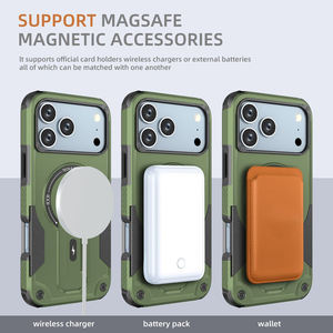 Funda Magnética Inalámbrica para iPhone 17 Air 16e 15 14 Pro Max, Soporte <span class=keywords><strong>Invisible</strong></span>, Acabado Mate, Resistente a Caídas, Venta al Por Mayor - Product Image 6