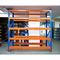 Rayonnage personnalisé à usage intensif Étagère empilable en métal de stockage en entrepôt à 2/1000 niveaux bleu de garage de couche de 3/4 kg pour entrepôt