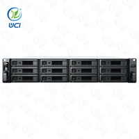 Nouveau serveur de stockage réseau sans disque RackStation RS2423RP+ RS2423+ 2U à 12 baies, AMD Ryzen V1780B, 8 Go DDR4 ECC, SSD, USB, PCIe, d'occasion