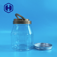 Bocaux en plastique vides de qualité alimentaire sans BPA de 900 ml (30 oz) avec couvercle à vis pour sucre, biscuits, aliments pour bébés, aliments pour animaux de compagnie, craquelins