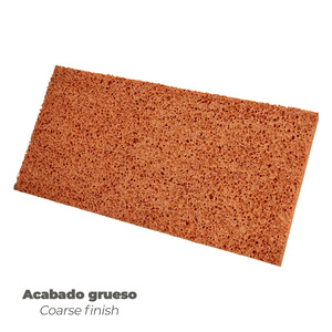 Spatola in Schiuma Arancione con Manico in Fibra, 14x28 cm. Finitura Grezza - Product Image 4