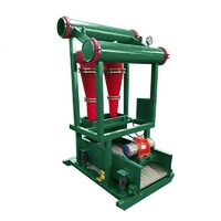 Nettoyeur de boue de forage de pétrole haute efficacité JKZ Machinery Supply avec désander pour le contrôle des solides