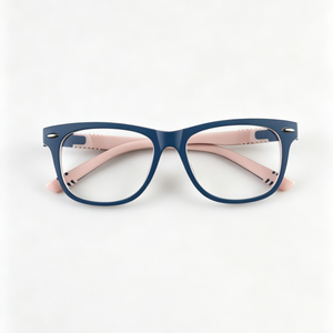 JH-TR210 Occhiali da Vista Quadrati alla Moda per Bambini, <span class=keywords><strong>Montatura</strong></span> Flessibile in TR90 per Ragazzi e Ragazze, Nuovi Occhiali Ottici Bicolore Colorati - Product Image 2