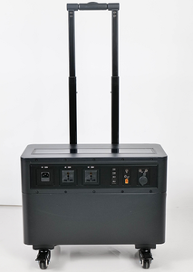 อะแดปเตอร์ AC ของเยอรมนีชาร์จแบบไร้สายเครื่องกำเนิดไฟฟ้าตั้งแคมป์กลางแจ้งสำรองทั้งหมด2000W MPPT LiFePO4 PURE sine WAVE แบบพกพา - Product Image 3