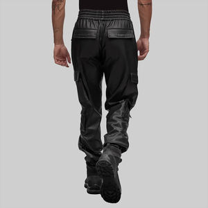 Men's High Quality Plus Size Winter Leather Pants with Custom Logo Street Style Design Customized Color & Size - Product Image 2