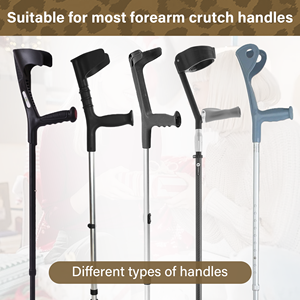 Fundas de Agarre para Muletas de Felpa Suave, Almohadillas para Muletas de Antebrazo para Mayor Comodidad de las Manos y Uso Diario - Product Image 2