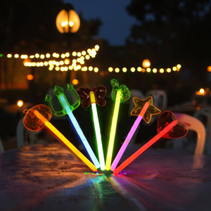 Cadeaux de fête d'Halloween, bâtons lumineux, <span class=keywords><strong>couronne</strong></span>, baguette, déguisement, fête de fée, bâton lumineux en mousse, bâton lumineux - Product Image 1