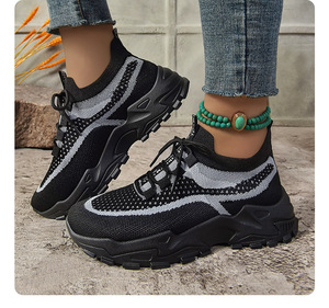 Scarpe Casual di tendenza moda coreana cinese per le donne papà scarpe da ginnastica Chunky tax <span class=keywords><strong>41</strong></span> - Product Image 2