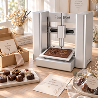 Imprimante 3D Commerciale pour Chocolat, Machine d'Impression 3D Comestible de Qualité Alimentaire pour Pâtisserie, Hôtel, Desserts Personnalisés