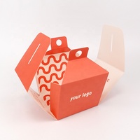 Boîte d'emballage en papier alimentaire personnalisée pour cupcakes individuels, mini gâteaux et muffins