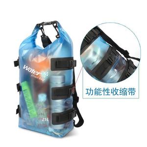 Mochila Impermeable de PVC de 25L con Correa de Hombro Arqueada para Actividades al Aire Libre, Natación, Rafting, Camping - Product Image 2