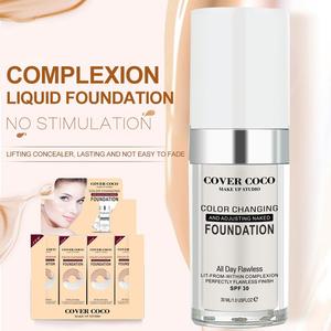 Soins De la peau Couleur Changeante Visage Maquillage Liquide Nake Couverture Teint avec SPF 30 - Product Image 1