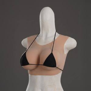 Prothèses mammaires en silicone à col rond pour la photographie, les vidéos courtes TikTok, les créateurs de contenu, les travestis, les CD et le cosplay - Product Image 2