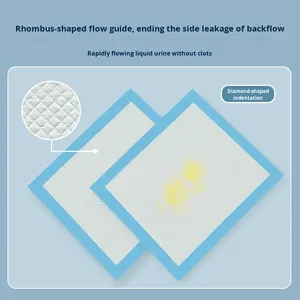 חד פעמי ידידותי לסביבה בד לא ארוג בד פשוט ידידותי, פיפי כריות מחמד אספקה סופג מוגדל דליפה-חסין מעובה - Product Image 4