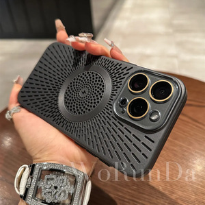 <span class=keywords><strong>เคส</strong></span>โทรศัพท์แบบโปร่งระบายความร้อน ดีไซน์หรู สำหรับ <span class=keywords><strong>iPhone</strong></span> 17 Air 16 15 14 <span class=keywords><strong>13</strong></span> 12 <span class=keywords><strong>Pro</strong></span> <span class=keywords><strong>Max</strong></span> พร้อมฟิล์มกันรอยเลนส์ ฝาปิดแม่เหล็ก - Product Image 2