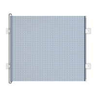 Barrière de sécurité rétractable moderne anti-rayures pour enfants, chats et chiens, en PVC imperméable et durable, pour usage intérieur