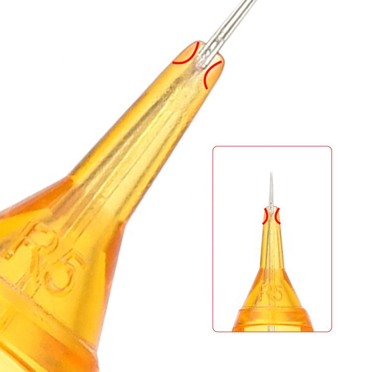 イエロードラゴンフライタトゥーカートリッジニードル 1rl 滅菌済み 20