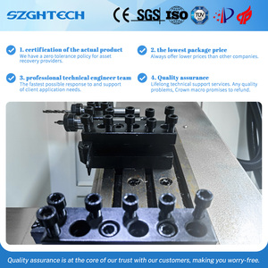 CNC Mill-Turn trung tâm 3 trục, 70% nhanh hơn thiết lậ<span class=keywords><strong>p</strong></span> bánh hobbing khả năng - Product Image 4