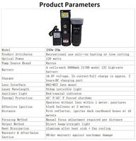 Allumeur laser 240W portable rechargeable à focalisation réglable pour feux d'artifice, utilisation d'urgence en extérieur et répulsif anti-moustiques