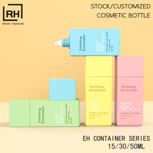 Flacon de crème <span class=keywords><strong>solaire</strong></span> émulsion 30 ml 50 ml, écologique, PCR PE, contenant haut de gamme pour les produits de soin de la peau et du corps pour hommes - Product Image 4