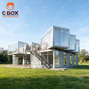 Cbox Villa préfabriquée à deux étages facile à assembler, unité de vie mobile préfabriquée, hôtel, bureau, maison modulaire en conteneur - Product Image 1