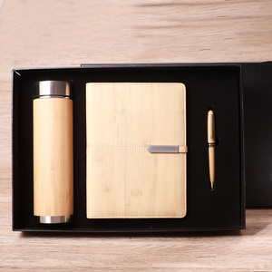 Bouteille d'eau isotherme en acier inoxydable 304 de haute qualité avec journal et stylo pour la Journée des élections primaires - Product Image 1