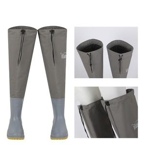 ชุดตกปลาแบบยาวถึงเข่า ทำจากไนลอนทันสมัย พร้อมรองเท้าบูทในตัว ผลิตจากผ้า Taslon ระบายอากาศได้ดี ทนทาน รองเท้าบูทตกปลาแบบครึ่งแข้ง สำหรับ<span class=keywords><strong>งาน</strong></span>กลางแจ้ง - Product Image 5