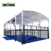 LUX PADEL Chine Fabricant et fournisseur d'usine Meilleur court de tennis de padel avec toit Court de tennis sur le toit
