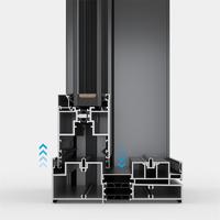 Portes coulissantes élévatrices en alliage d'aluminium à double vitrage trempé, modernes et économes en énergie, pour villas résidentielles, appartements et chambres.