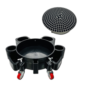 Carro rodante multifuncional para detalles de automóviles Cubo de limpieza <span class=keywords><strong>Dolly</strong></span> Taburete móvil para barriles de tinte de ventana - Product Image 4