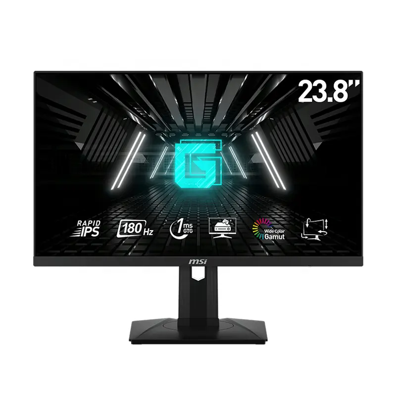 MSI G244PF E2 monitörler 23.8 "FHD 180Hz düz 23.8 inç oyun monitörü hızlı IPS 1ms GTG 300cd/m LED monitör