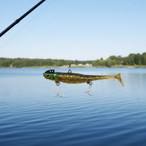 釣り用ジグヘッド ソフトルアー 11cm 37g 2個入り ソフトPVC ジギングベイト 色違い ソフトフィッシングルアー - Product Image 1