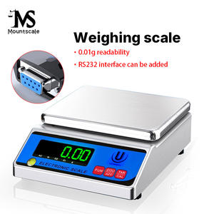 300g/0,001g Labor-Präzisionswaage für Schmuck Goldwaage mit Optionaler Doppelanzeige - Product Image 1