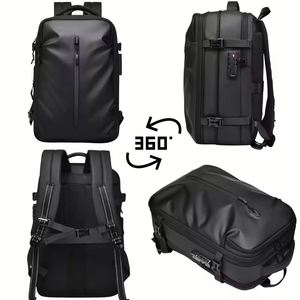 Custom Logo Business Anti Theft Waterproof Vacuum Compression System Expandable Bagpack Back Pack Travel Laptop Bag <b>Backpacks</b> - Product Image 5