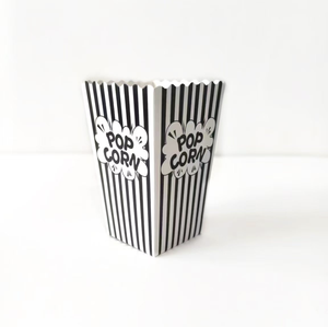 Bán buôn có thể tái chế không thấm mỡ vuông dưới Khoai Tây Chip Pop Ngô bao bì túi biểu tượng tùy chỉnh pháp khoai tây chiên bỏng ngô túi giấy - Product Image 6