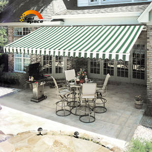 Auvent à bras repliable imperméable rétractable manuel pour extérieur avec largeur de <span class=keywords><strong>2m</strong></span> 3m 4m 5m toutes tailles - Product Image 5