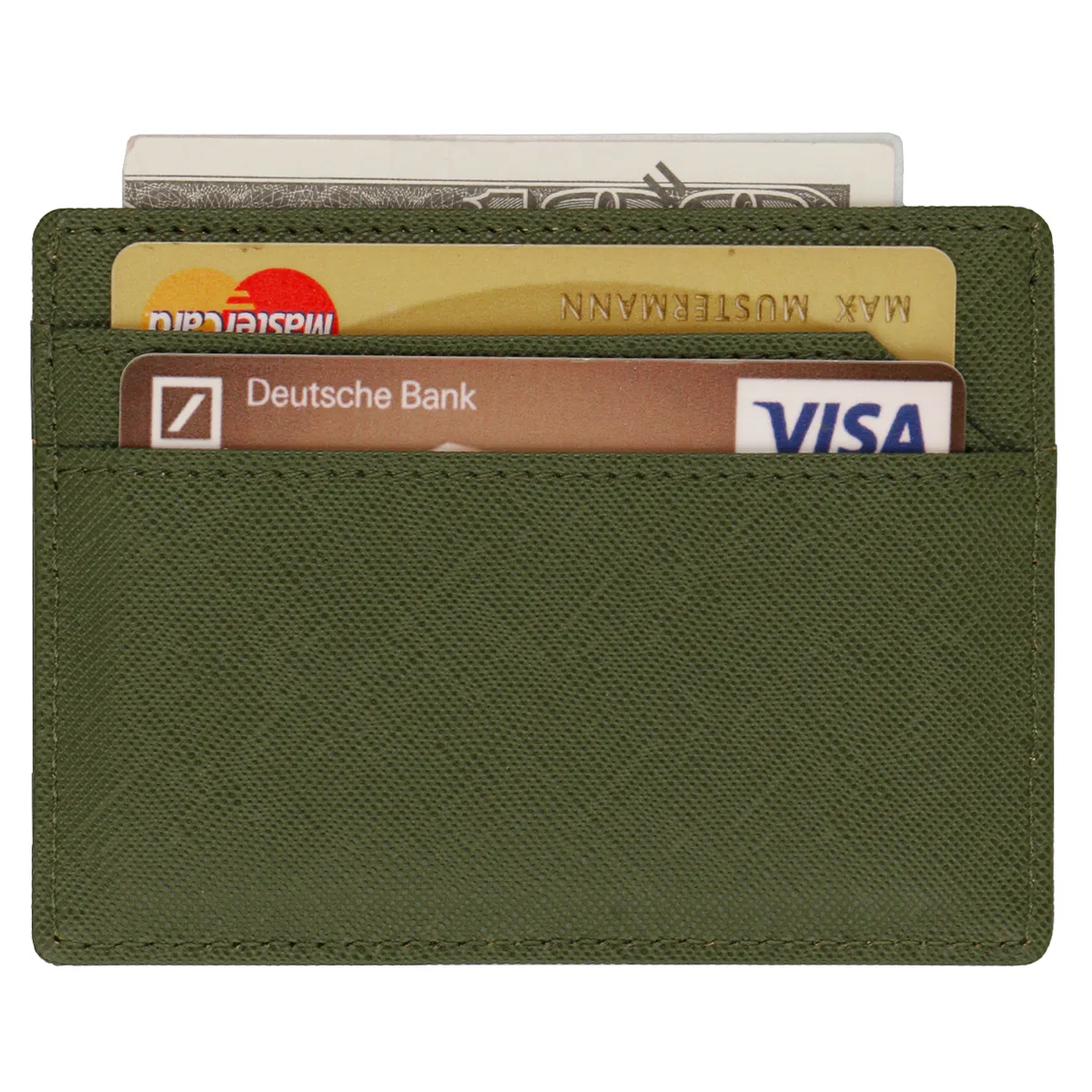 Import Duty Free Produkte GRS PU Slim Wallet Karten halter Leder Custom LOGO Minimalist Ladies RFID Karten halter