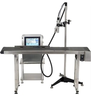 Impresora de codificación automática de uso en fábrica de alimentos WAISU, impresora de inyección de tinta continua en línea Industrial CIJ para bolsa de embalaje, caja, fecha, serie