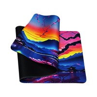 Tapis de souris imprimé sans décoloration en tissu rapide imperméable à l'eau, tapis de souris de qualité avec repose-poignets, vente en gros sur mesure en couleur
