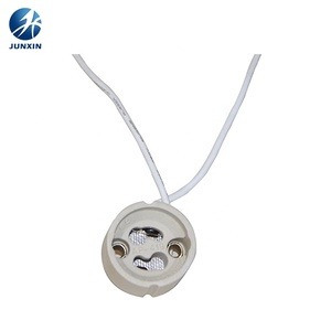 Portalámparas <span class=keywords><strong>GU10</strong></span> de Porcelana de 110-250v 2A, Resistente al Calor, <span class=keywords><strong>Conector</strong></span> de Cable de 6 Pulgadas, Portalámparas <span class=keywords><strong>GU10</strong></span> - Product Image 2