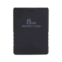 Carte mémoire GameStick haute vitesse pour PS2, 8 Mo-512 Mo, carte de stockage de données en plastique