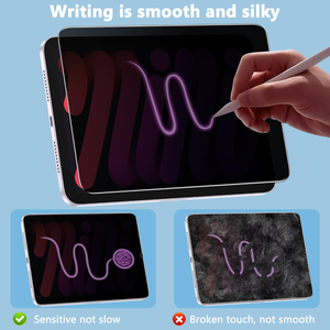 ฟิล์มกระจกนิรภัยแบบกันมอง 2.5D 9H สำหรับ <span class=keywords><strong>iPad</strong></span> Mini <span class=keywords><strong>7</strong></span> Pro รุ่นที่ <span class=keywords><strong>7</strong></span> ปี 2024 ป้องกันรอยขีดข่วน ป้องกันรอยนิ้วมือ ครอบคลุมเต็มจอ - Product Image 6