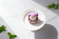 Moule en silicone de qualité alimentaire pour figurine Kimono Anime Girl