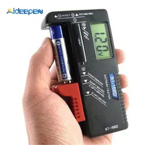 BT-168 AAA 9V 1.5V AA AAA Battery Tester Universal Storage Battery Capacity Detector LED Voltage Meter Voltmeter BT168 PRO