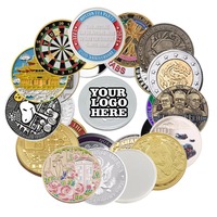 Pièces de monnaie en métal personnalisées, design Euro Dollar, en laiton estampé, pour récompenses d'entreprise et collectionneurs, directement de l'usine